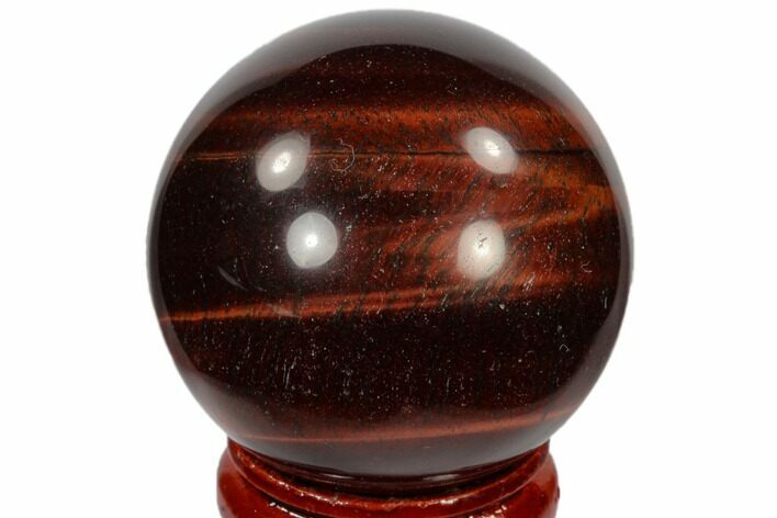 Polished Red Tiger's Eye Sphere - South Africa #116092